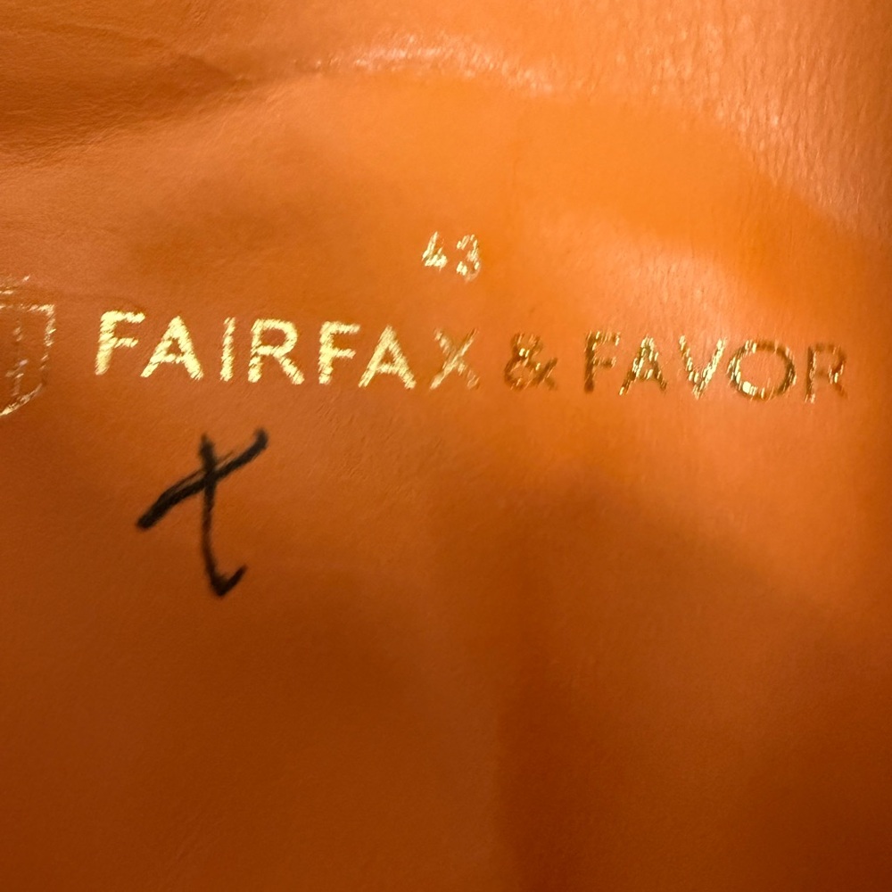 Beautiful Fairfax & Favor Burnham Suede Boots Euro size 43/U.S size 11 - Picture 10 of 10